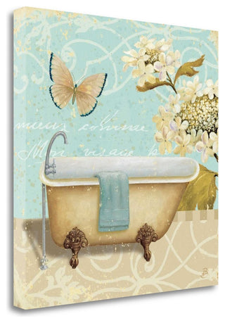 "Light Breeze Bath II" By Daphne Brissonnet, Giclee Print on Gallery Wrap Canvas
