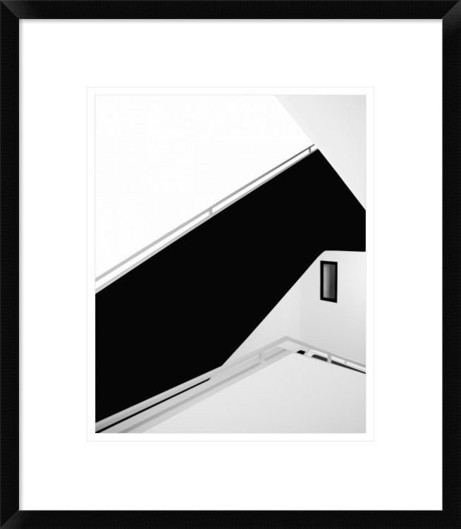 "Stairs" Framed Digital Print by Olavo Azevedo, 19x22"