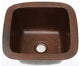 11" Square Copper Bar Prep Sink-Mini Square