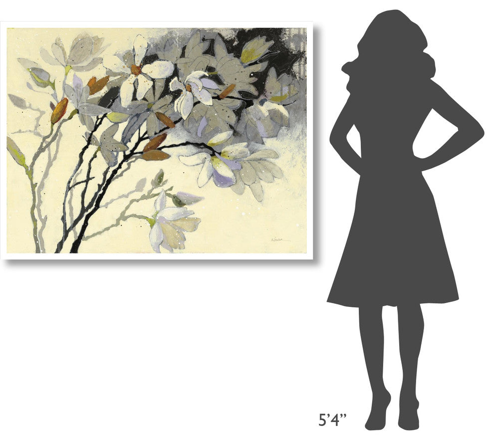 "Magnolias" Digital Paper Print by Shirley Novak, 50"x38"