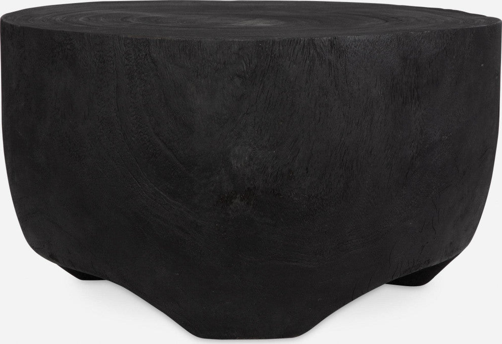 Uttermost 22947 Elevate 24" Diameter Wood Table - Black