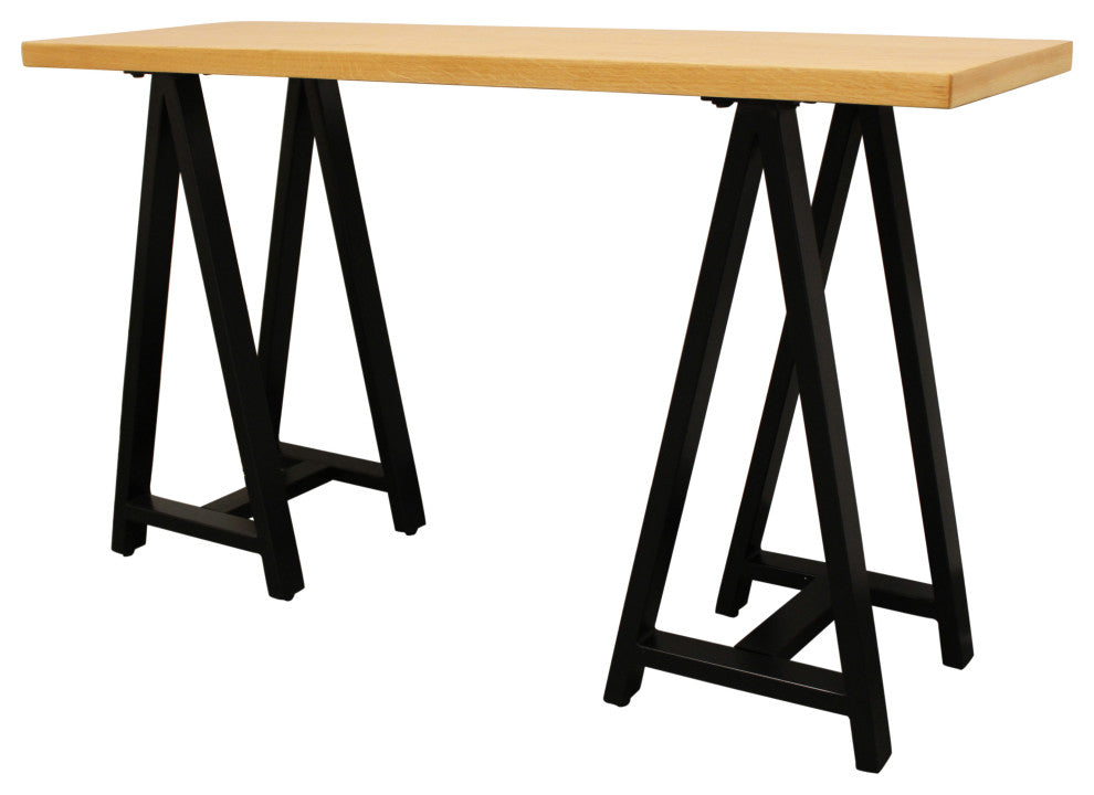 2-Piece Office Set With Paolini Student Desk and Phelps Natural Armchair