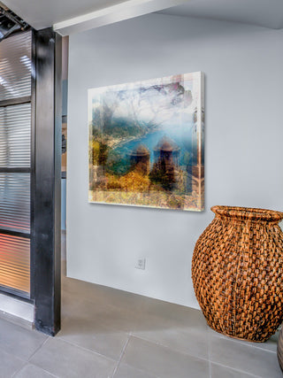 "Ravello Seaview" Painting Print on Canvas