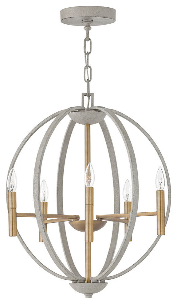 Hinkley Euclid Small Orb, Cement Gray