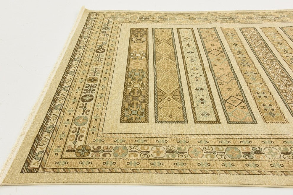 Unique Loom Ivory Pasadena Fars 7'x10' Area Rug
