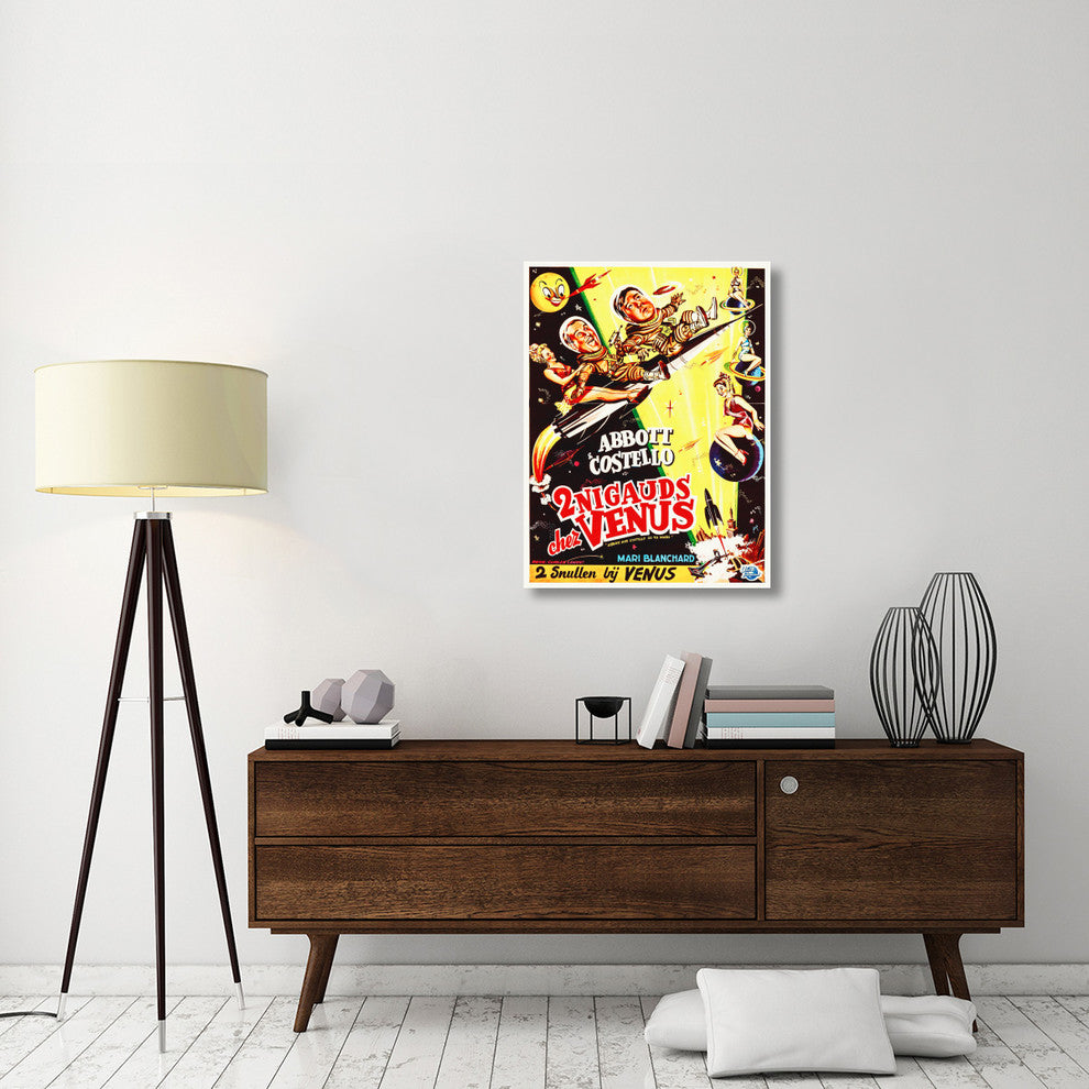 Abbott and Costello, French, Go To Mars, 27x36