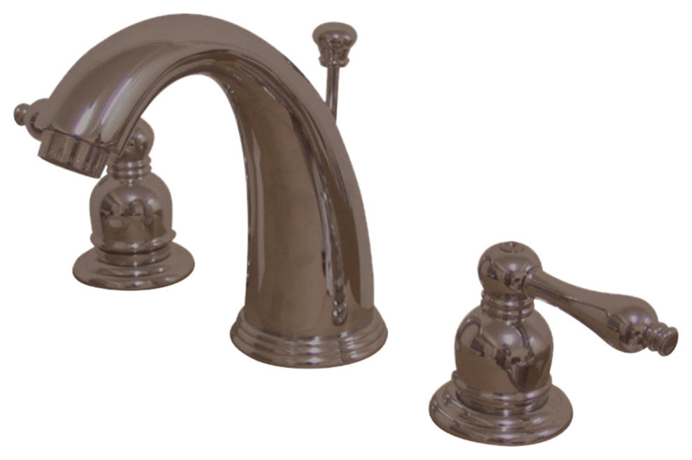 Kingston Brass Widespread Bathroom Faucet With Retail Pop-Up, Oil Rubbed Bronze