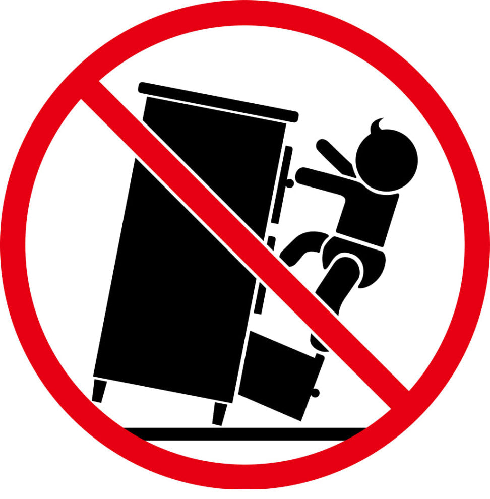 Graphic with red prohibition circle; infographic (no product text).