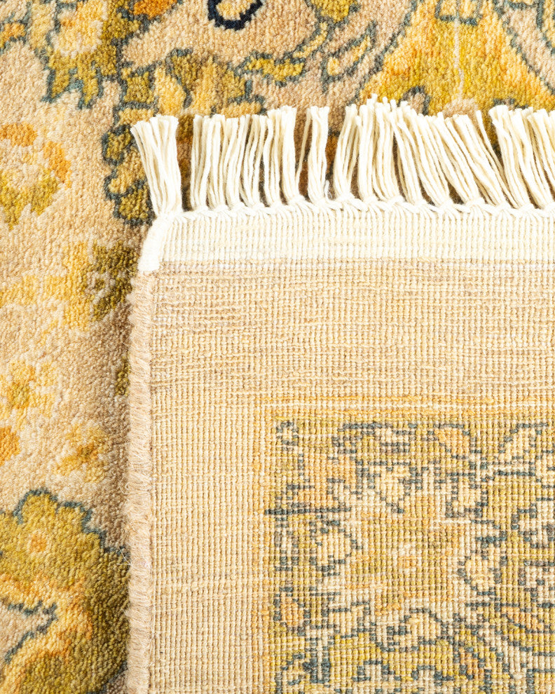 Mogul, One-of-a-Kind Hand-Knotted Area Rug  - Ivory, 6' 1" x 9' 0"