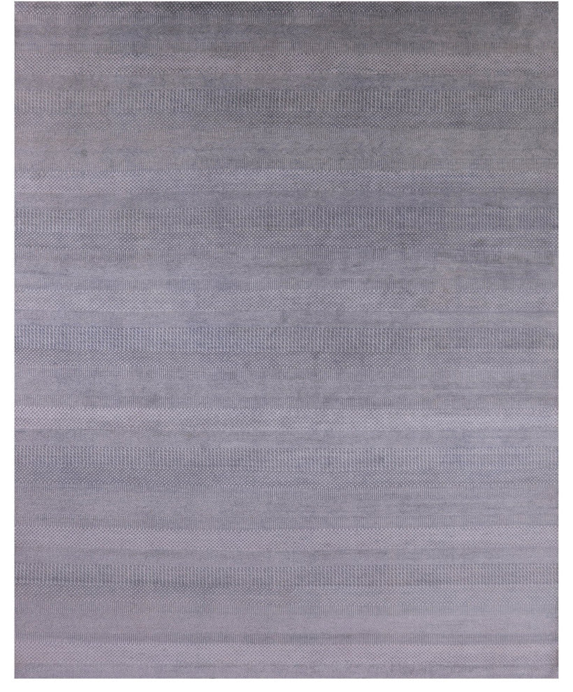 8' 1" X 10' 1" Hand Knotted Wool and Silk Savannah Grass Rug Q12010