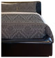 Tribal Zigzags, Taupe Lightweight King Duvet Cover