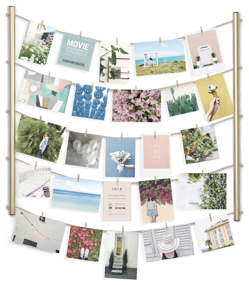 Hangit Photo Display, Matte Brass