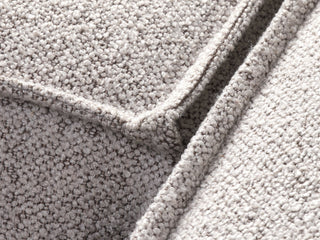 Deep Seat Modular Small Chaise Sectional, 2 Piece, Taupe Boucle, Right