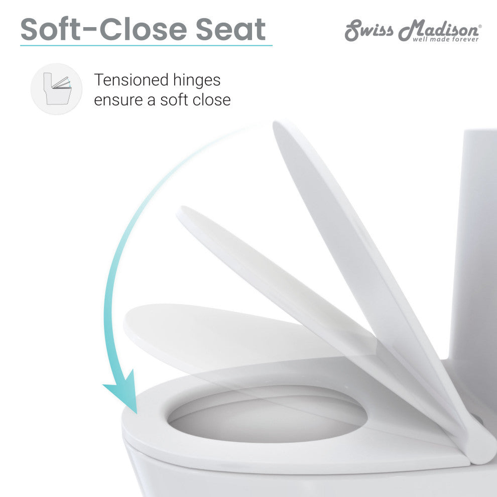 Sublime III One Piece Toilet Dual Flush, Glossy White