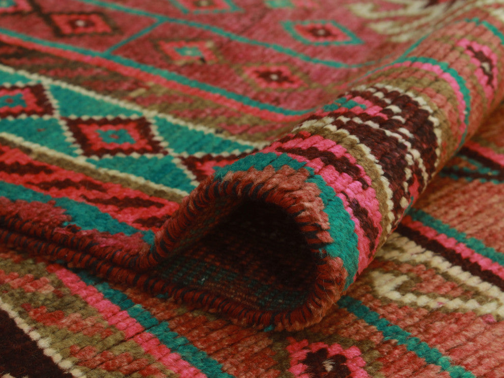 Fine Vintage Distressed Jany Rust Rug