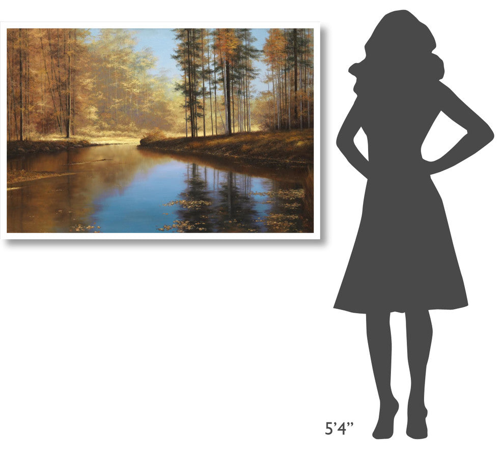 "Autumn Creek" Digital Paper Print by Diane Romanello, 50"x34"
