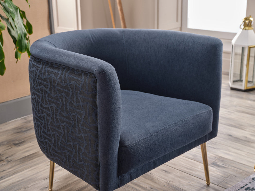 Cloak  Accent Armchair, Cloak Navy