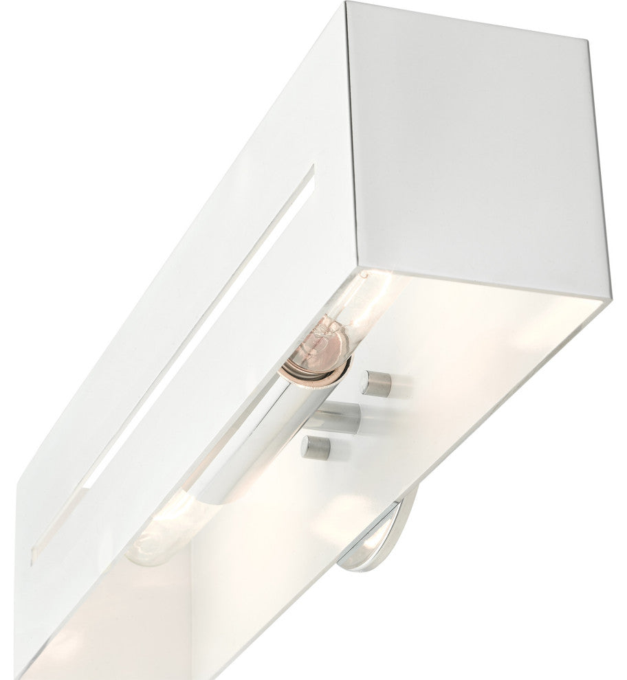 Polished Chrome Urban, Industrial, Vanity Sconce