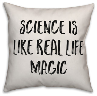 Science is Real Life Magic, Throw Pillow, 16"x16"