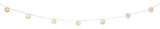 Ball Ornament Light String 11'L Copper/Glass
