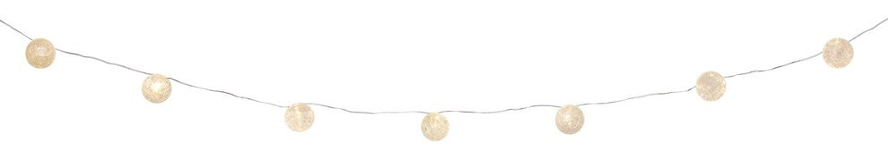 Ball Ornament Light String 11'L Copper/Glass
