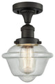 Innovations 517-1Ch-Ob-G534-Led 1 Light Dimmable Led 11" Semi-Flush Mount