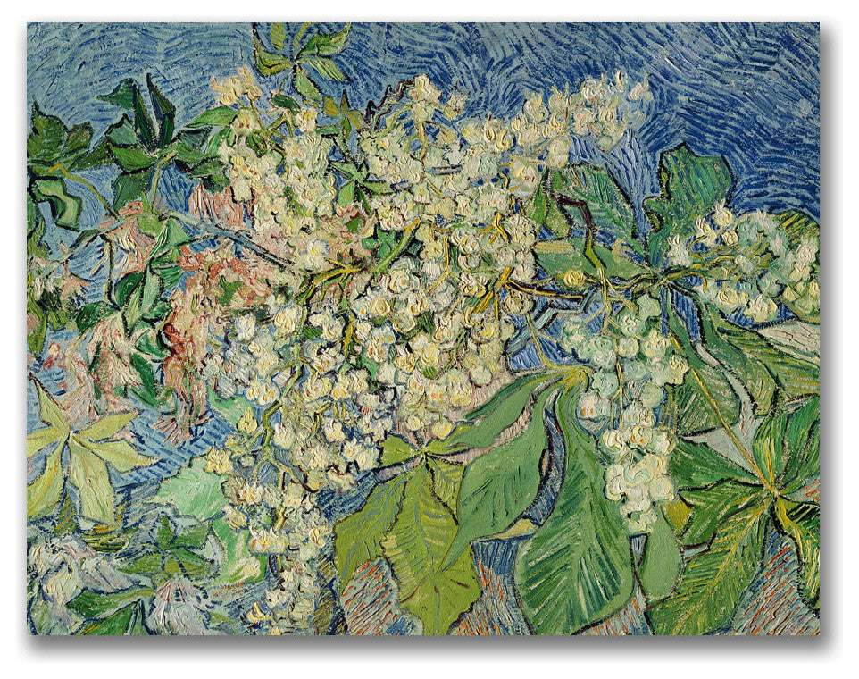 'Blossoming Chesnut Branches' Canvas Art by Vincent van Gogh