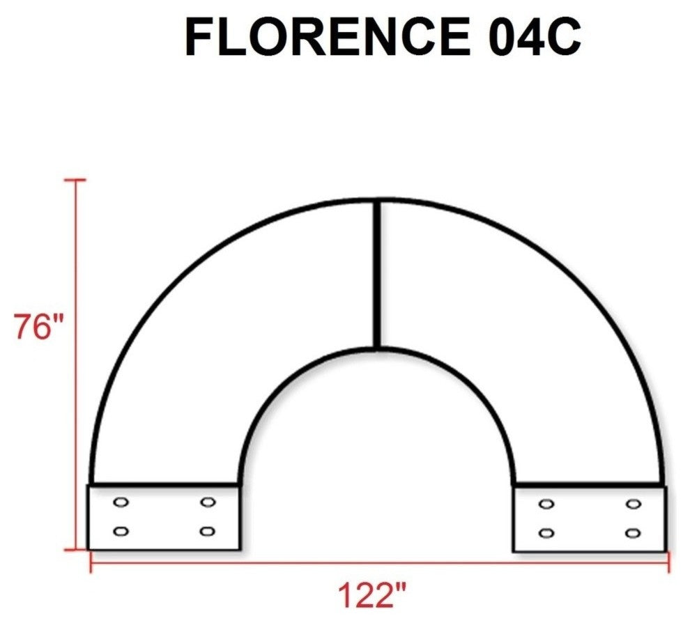 Florence 4 Piece Outdoor Wicker Patio Furniture Set 04c