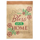 Flag Double Applique God Bless Our Home Blap Garden