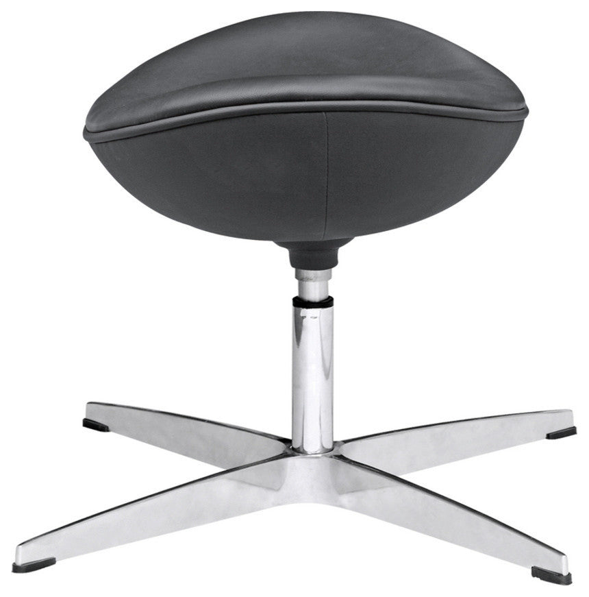 Modern Classics Inner Ottoman Leather, Black