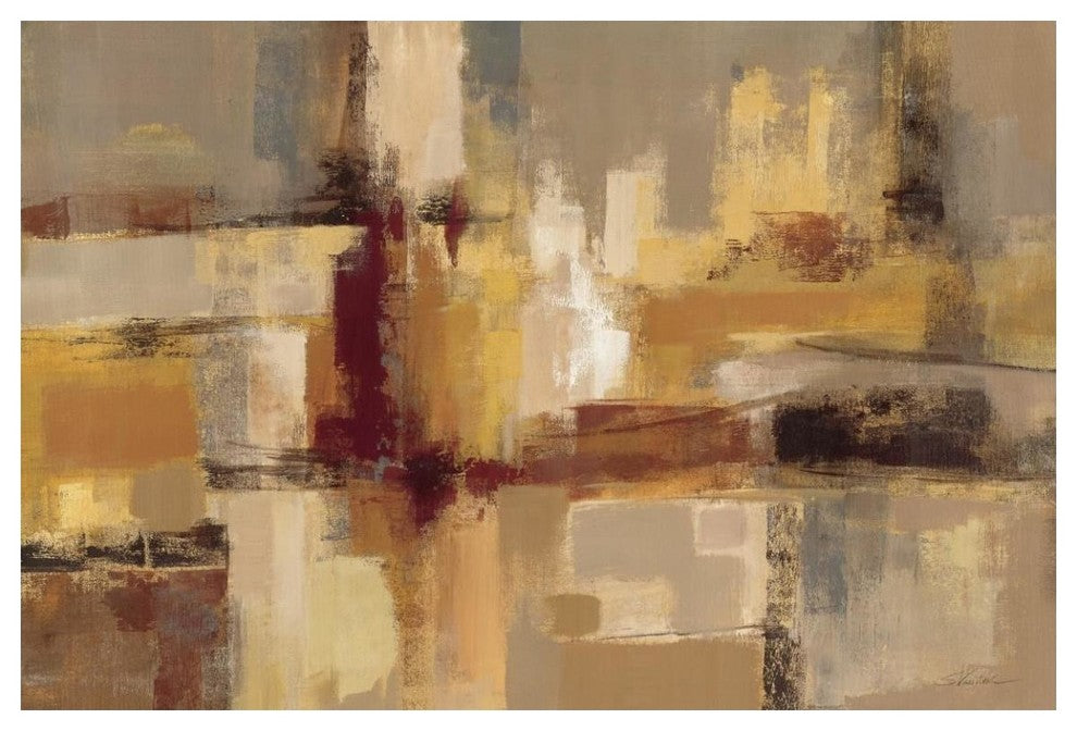 "Sandcastles" Digital Paper Print by Silvia Vassileva, 50"x34"