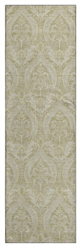 Premium Machine Washable Mayfield AMF572 Beige 2'3" x 7'6" Runner Rug