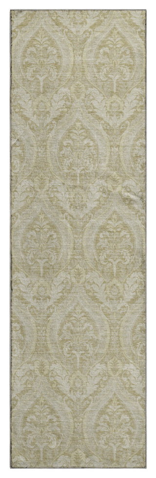 Premium Machine Washable Mayfield AMF572 Beige 2'3" x 7'6" Runner Rug
