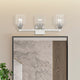 Aragon 3 Light Brushed Nickel Vanity Sconce