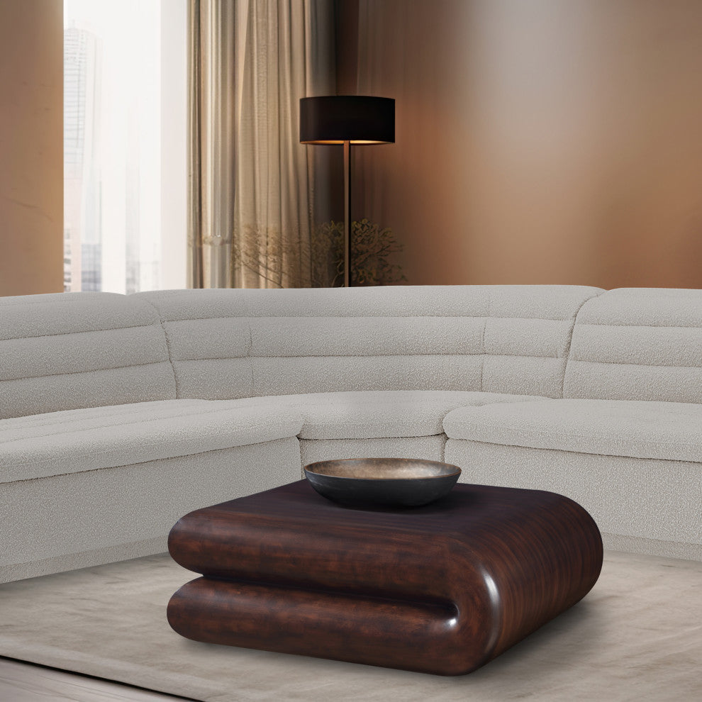 Enigma Coffee Table, Brown