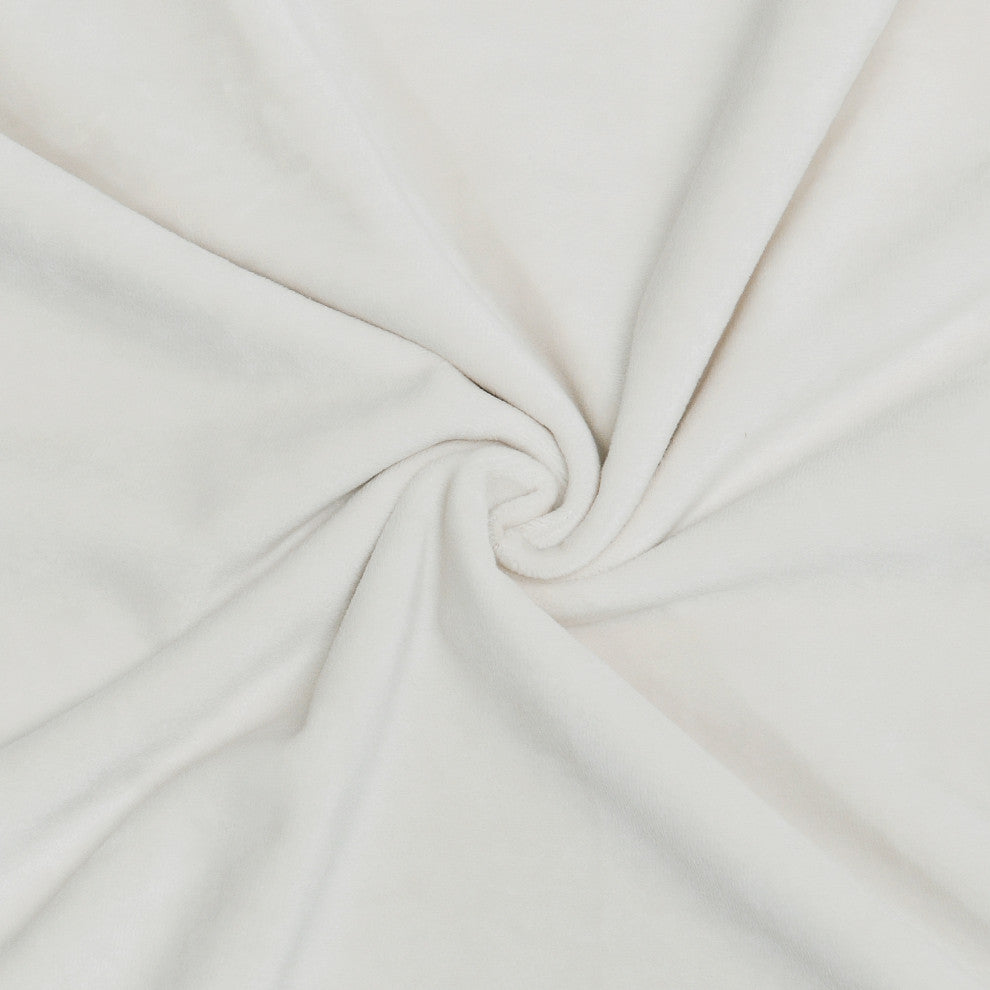 Supersoft Throw Pillow Cover 4 Piece Set, Ivory