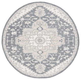 Safavieh Lauren Ralph Lauren Collection LRL6652 Rug, Grey/Ivory, 7' Round