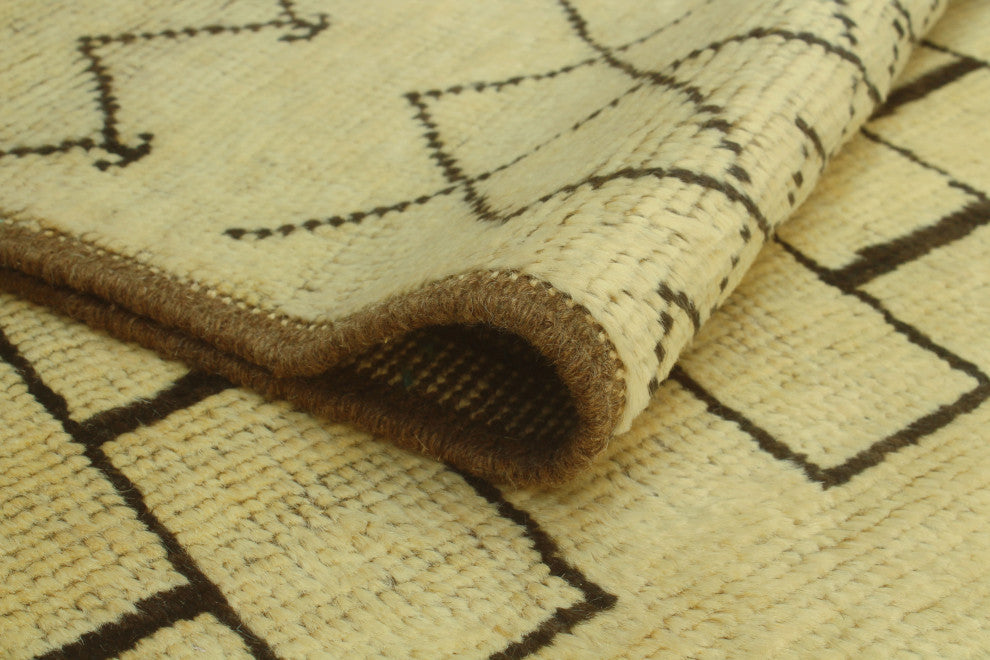 Balochi Kaori Ivory/Charcoal Rug, 4'1x5'11