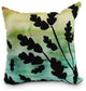 16" Flowing Leaves Multi Floral Print Decorative Throw Pillow