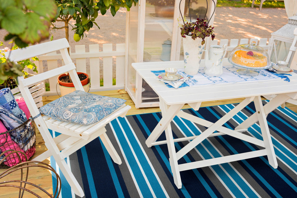 Voavah Blue 2' x 8' Runner