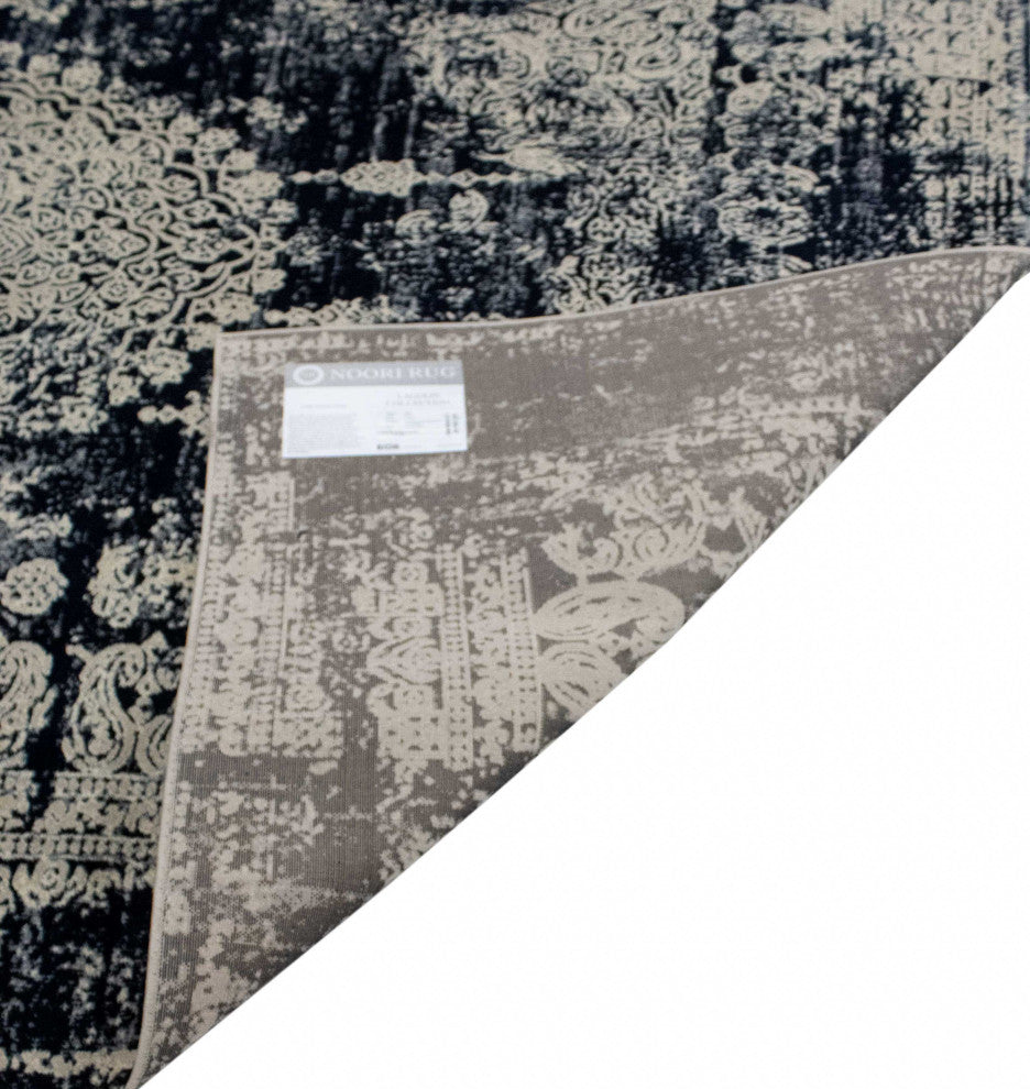 Noori Rug Lagoon Navy/Beige Rug, 9'11"x13'11"
