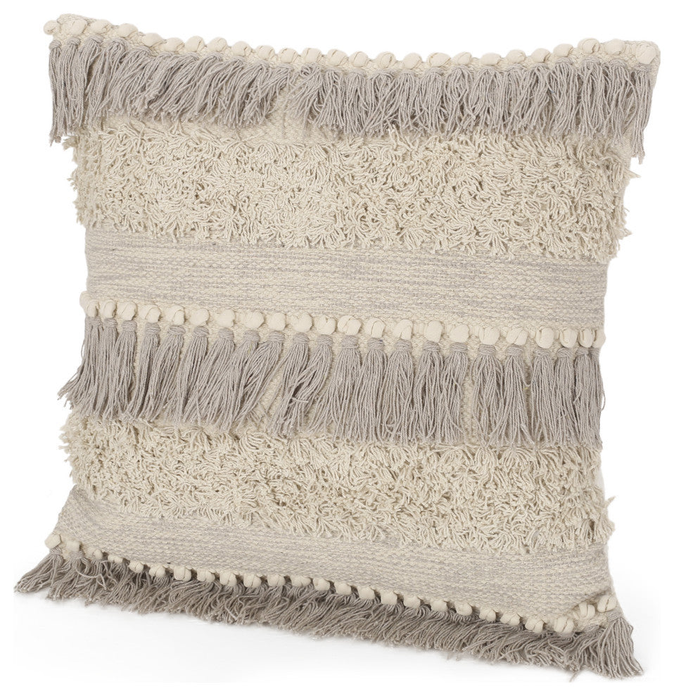 Keenan Hand-Loomed Boho Throw Pillow, Set of 2