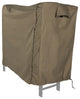 Sunndyaze Heavy-Duty Khaki Firewood Log Rack Cover, Cover Only, 5'