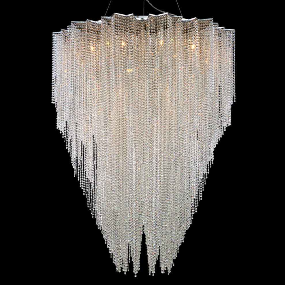 12-Light Luxe Large Chandeliers by Eurofase