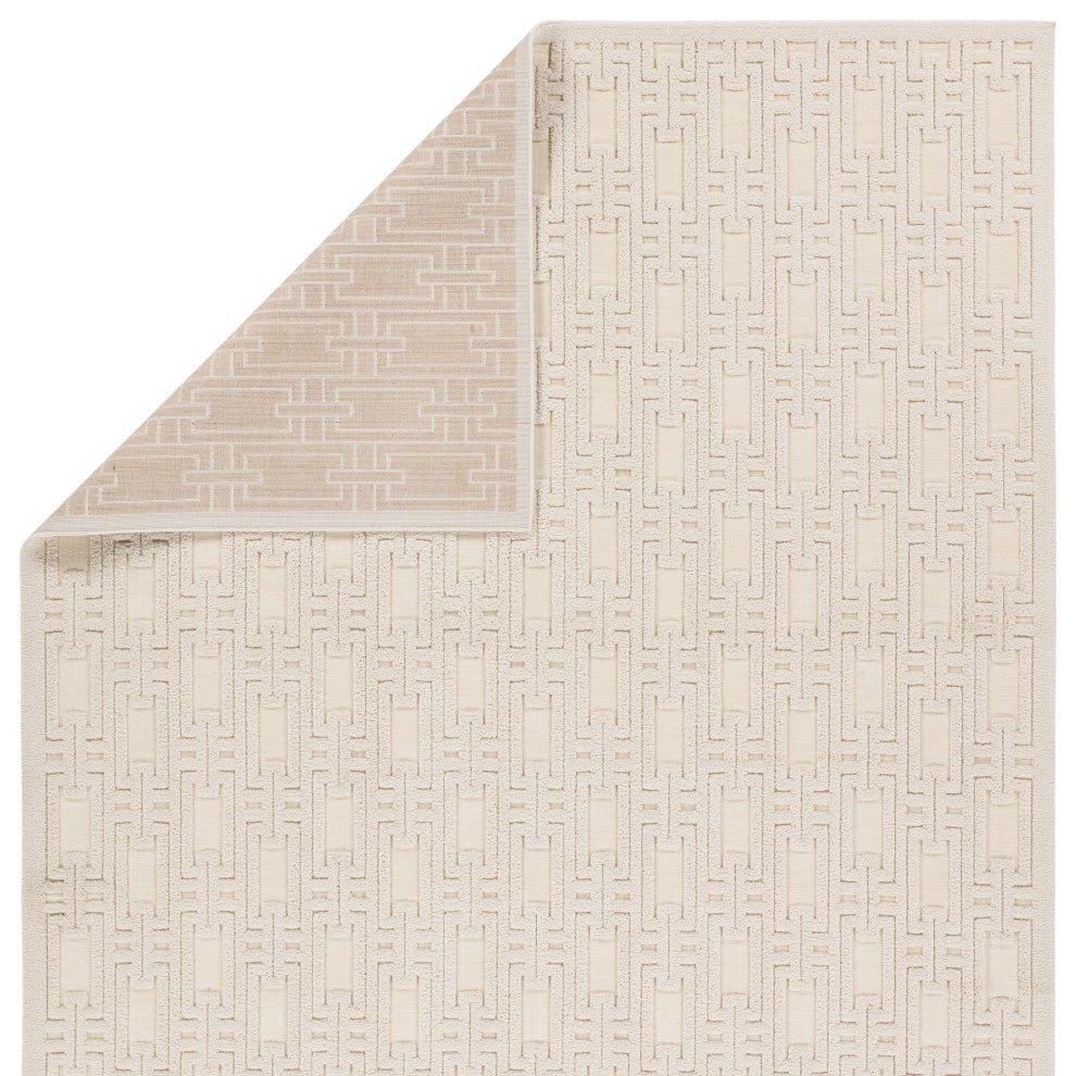 Jaipur Living Torean Geometric Cream Area Rug 6'7"X9'6"