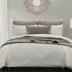 Porto Matelasse Comforter Set, 3PC, Light Taupe, Super Queen