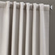 Room Darkening Curtain Panel Pair, Alabaster Beige, 50"x84"