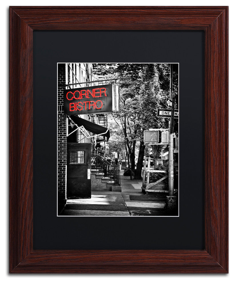 Philippe Hugonnard 'NYC Bistro' Matted Framed Art, 11x14