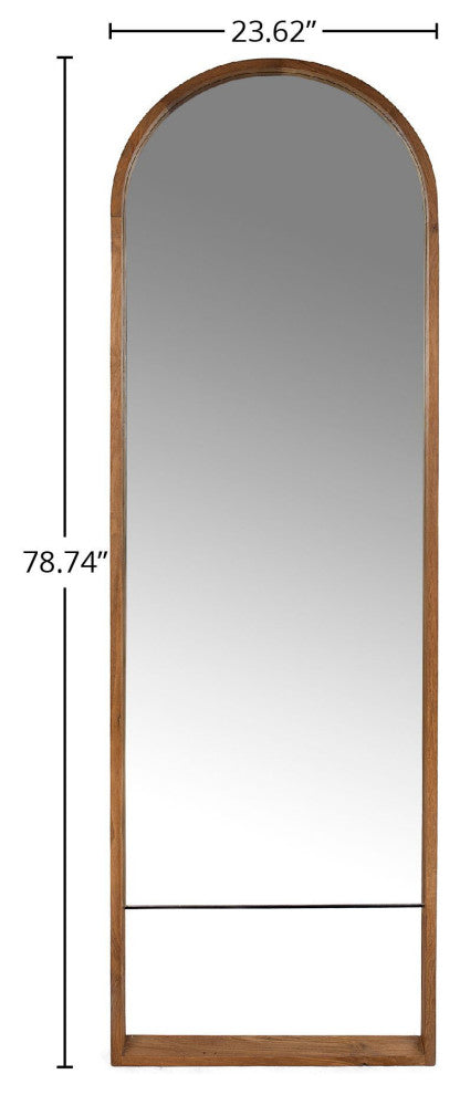 D-Bodhi Coco Reclaimed Teak Mirror, Brown