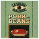 "Le Soleil Malines - Pork & Beans" Digital Paper Print by Retrolabel, 32"x32"